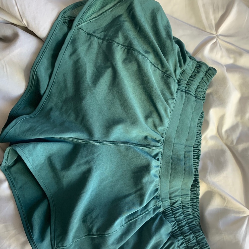Teal Lulu lemon shorts